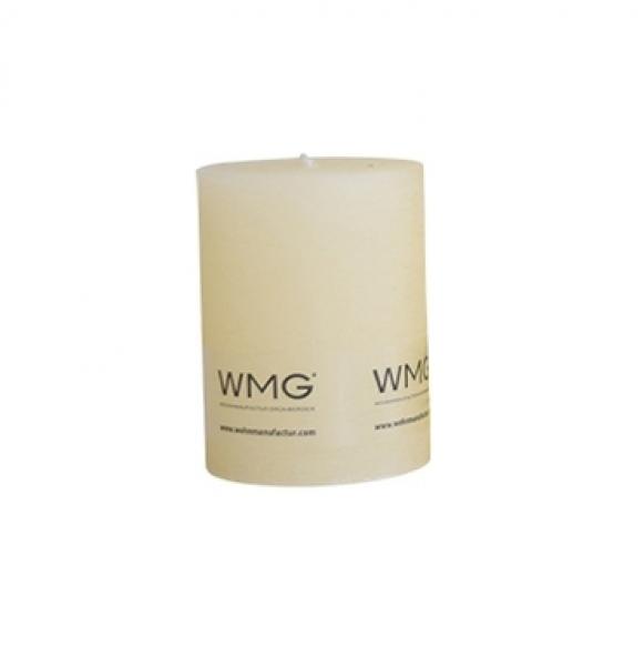 WMG Kerze Rustic ivory 40x38mm