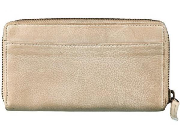 Bull & Hunt Large Zip Wallet Stone, wunderschoen, Leder