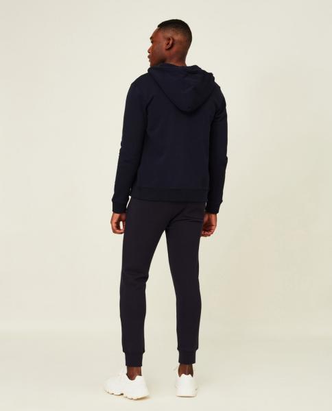 Lexington Michael Hoodie Dark Blue, Mood, Model, Ganz, Back