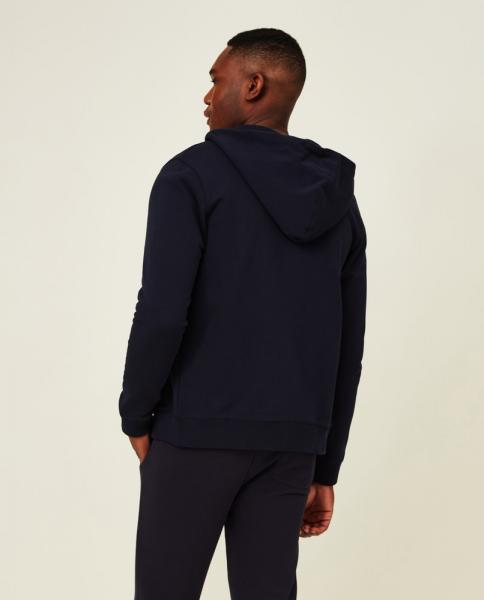 Lexington Michael Hoodie Dark Blue, Mood, Model, Laessig