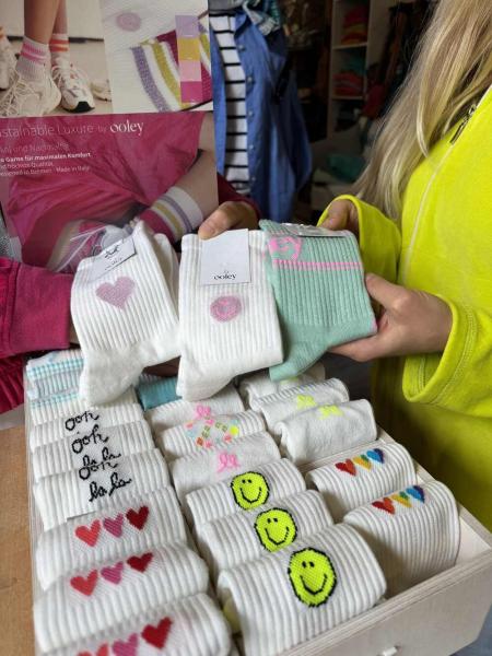 ooley Socken Sporty Glitter Love Lilac