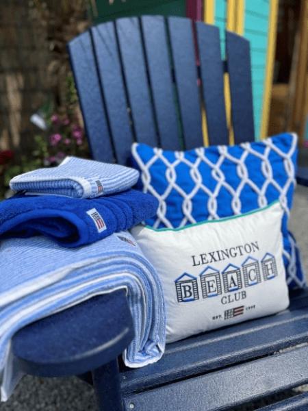 Lexington Kissenbezug Beach Club Small Embroidered Organic Cotton Lexington Kissenbezug Beach Club Small Embroidered Organic Cotton