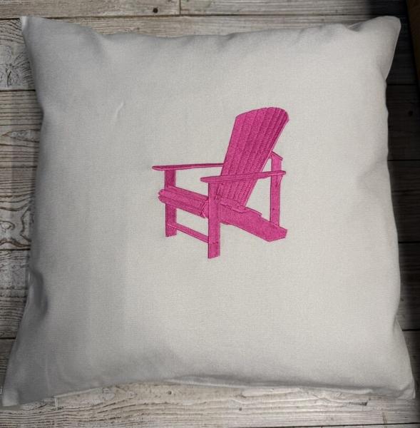 Tre-Pini Kissenhülle Adriondack Stuhl Hellgrau 50x50 Stick Pink Tre-Pini Kissenhülle Adriondack Stuhl Hellgrau 50x50 Stick Pink