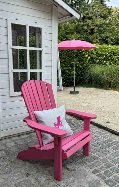 Tre-Pini Kissenhülle Adriondack Stuhl Hellgrau 50x50 Stick Pink Tre-Pini Kissenhülle Adriondack Stuhl Hellgrau 50x50 Stick Pink