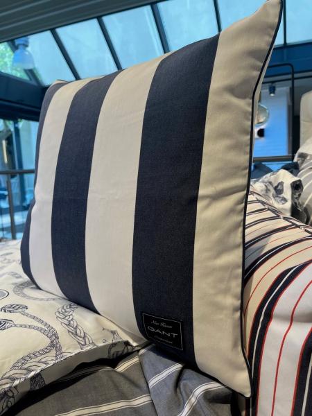 Gant Home Kissenhülle mit Yachtstreifen Marine Gant Home Kissenhülle mit Yachtstreifen Marine