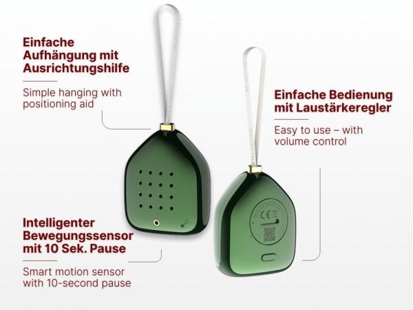 Relaxound Jingle Bells Green Sparkles 