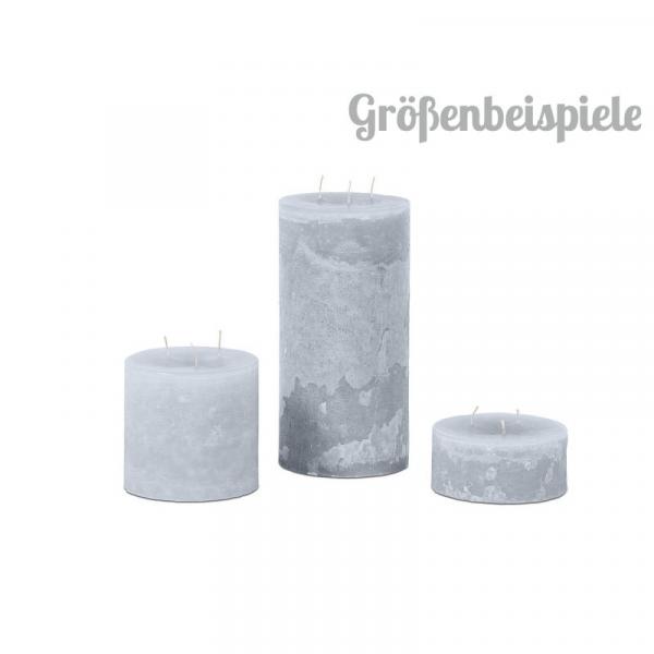 Dekocandle Kerze Super Candle Grey, schoen, modern, schick Dekocandle Kerze Super Candle Grey, schoen, modern, schick