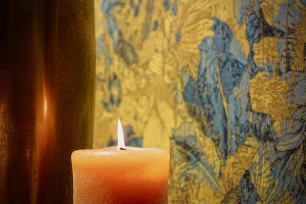 Dekocandle Kerze Kerrie Mood, Kerzenschein Dekocandle Kerze Kerrie Mood, Kerzenschein