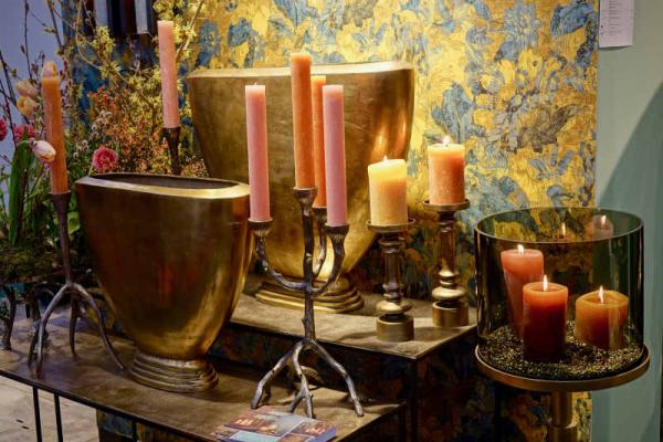 Dekocandle Cylinder Kerze Dark Green