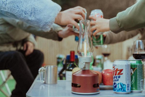 Laterne Led mit Bluetooth Lautsprecher MoriMori Lumi Wine