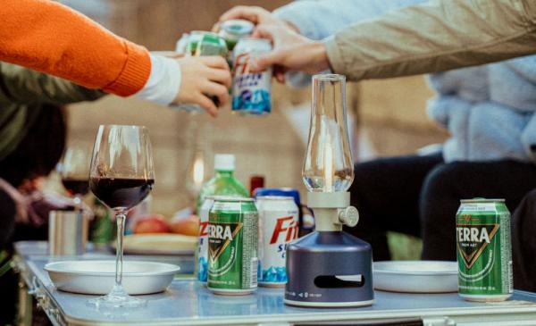 Laterne Led mit Bluetooth Lautsprecher MoriMori Monolit Ocean