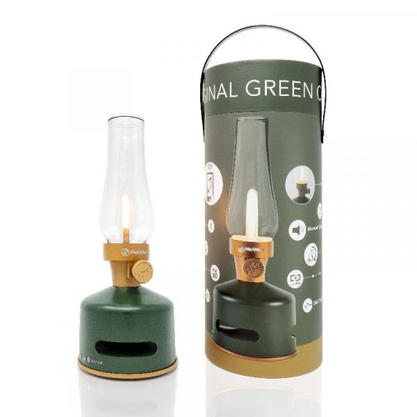 Laterne Led mit Bluetooth Lautsprecher MoriMori Original Green