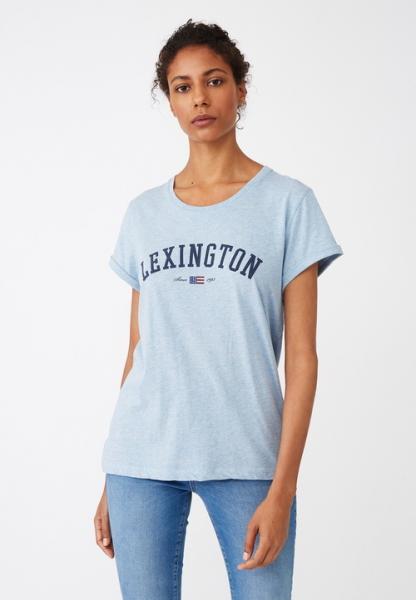 Lexington Vanessa Tee T-Shirt Light Blue Melange