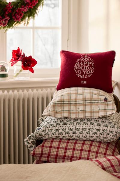 Lexington Kissenbezug Ornament Wool Mix Red White