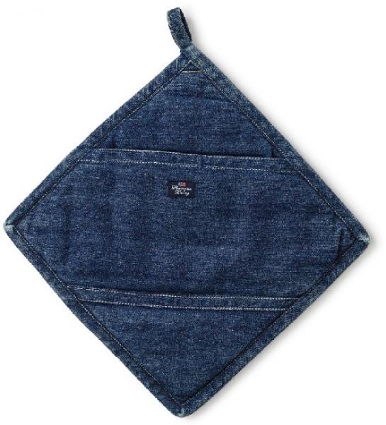 Lexington Topflappen Icons Cotton Twill Denim Potholder Denim Blue Schick Neu