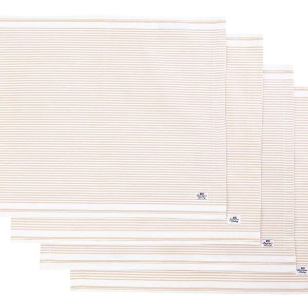 Lexington Platzset Oxford Striped Beige