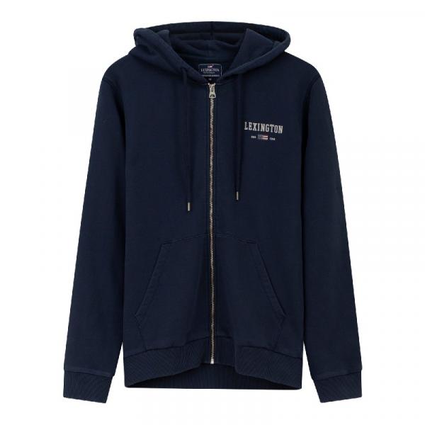 Lexington Russel Hoodie Dark Blue Vorne schön stylisch weich