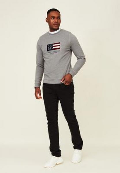 Lexington Barry Organic Cotton Sweatshirt Grau, Mood, Model, Ganz