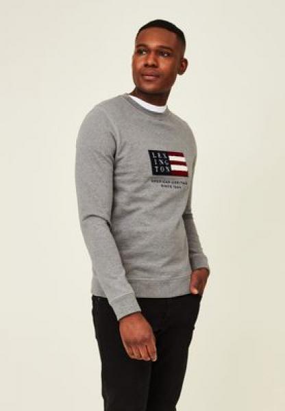 Lexington Barry Organic Cotton Sweatshirt Grau, Mood, Model, Cool