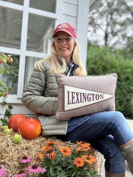 Lexington Kissenbezug Flag Logo Organic Cotton Tweet mit Yvonne