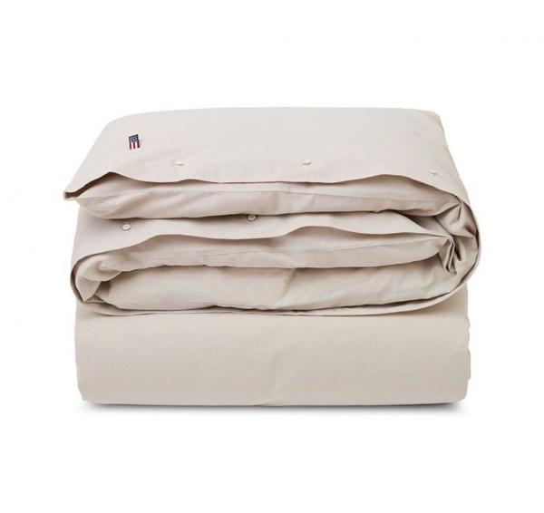 Lexington Bettbezug Pin Point Beige, super, weich, kuschelig