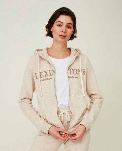 Lexington Kimberly Hoodie Light Beige Melange, Mood, Model, bequem