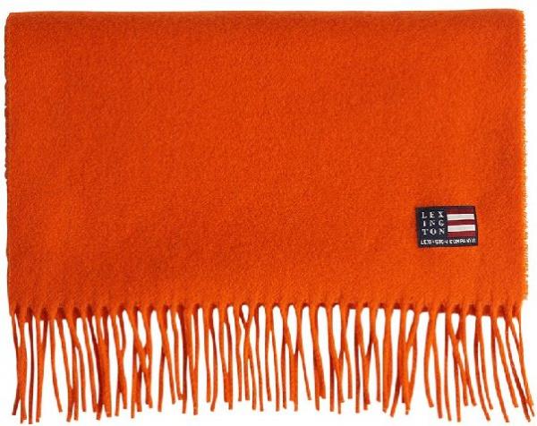 Lexington Massachussets Recycled Wool Blend Schal Orange Hell Freundlich Gemuetlich