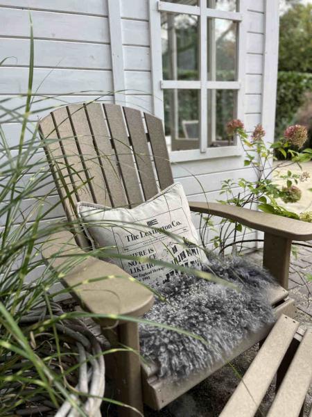 Lexington Kissenbezug Like Home Printed Cotton/Jute Beige/Gray