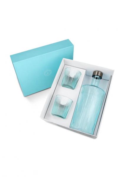 Paveau Glasflasche Trinkglas Lucky Geschenkset Paveau Glasflasche Trinkglas Lucky Geschenkset