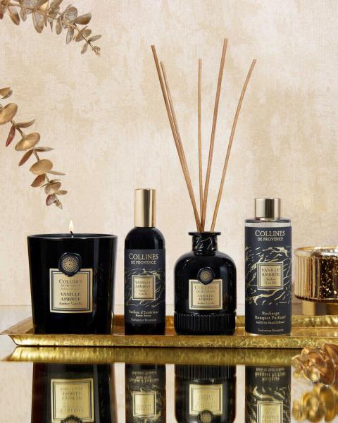 Collines de Provence Duftstäbchen 200ml Amber Vanille Collines de Provence Duftstäbchen 200ml Amber Vanille