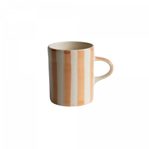 Musango Demi Mug Candy Strip Peach