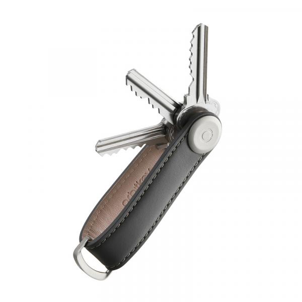 Orbitkey 2.0 Schlüsselorganisator Leather Charcoal 