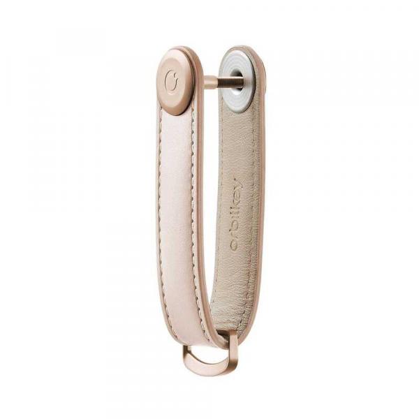 Orbitkey Key Organizer 2.0 Leather Blush Frontansicht