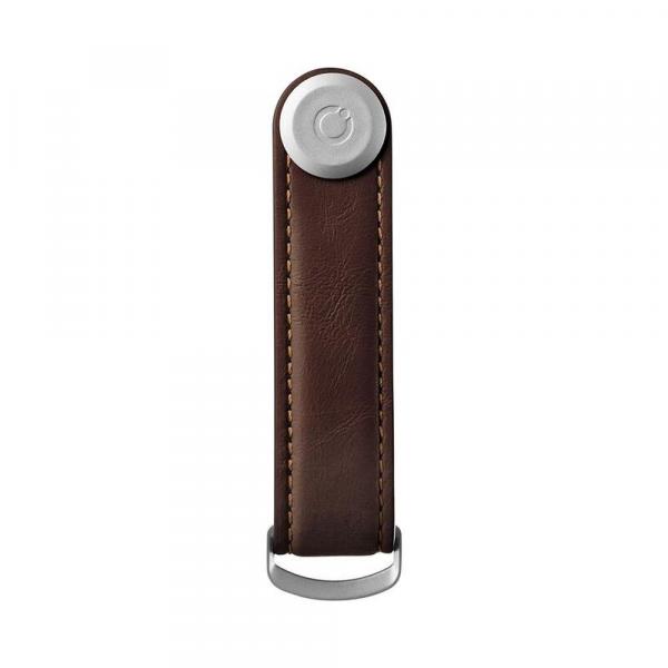Orbitkey Key Organizer 2.0 Leather Espresso Frontansicht