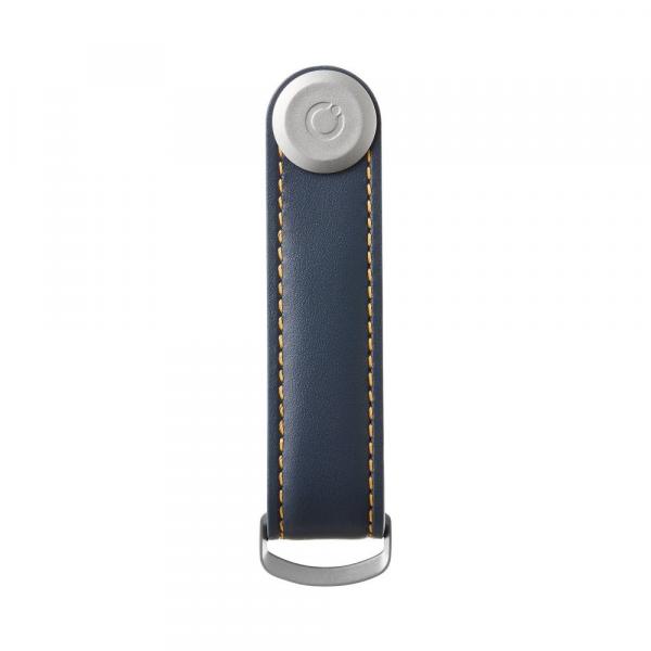 Orbitkey Key Organizer 2.0 Leather Navy Frontansicht