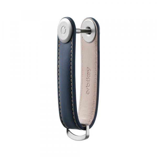 Orbitkey 2.0 Schlüsselorganizer Navy geöffnet