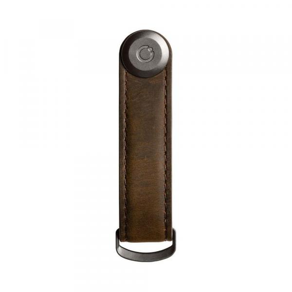 Orbitkey Key Organizer Crazy-Horse Oak Brown, Vorderansicht