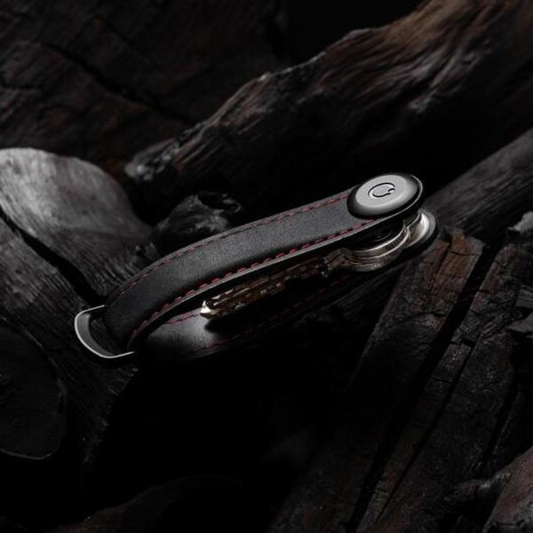 Orbitkey Schlüssel Organizer Crazy-Horse Obsidian Black Schlüsselbund