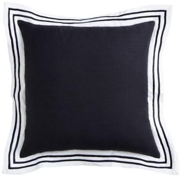 Paloma Living Linen Milano Black 50x50 cm, Schick, Schoen, Kuschelig
