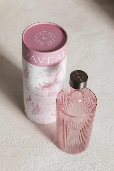 Paveau Glasflasche Pink