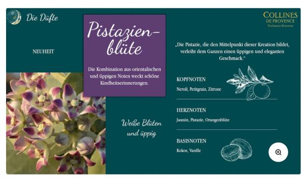 Collines de Provence Kerze Pistazienblüte 180g Collines de Provence Kerze Pistazienblüte 180g