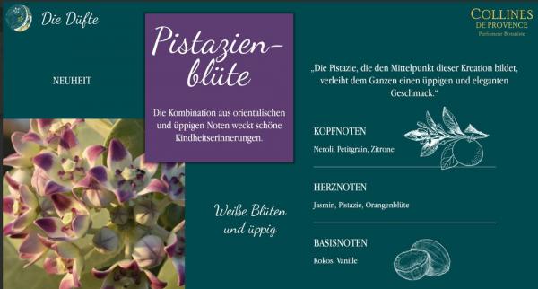 Collines de Provence Kerze Pistazienblüte 75g Collines de Provence Kerze Pistazienblüte 75g