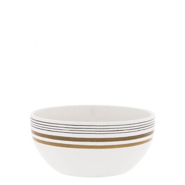 Müslischale skandinavisch, Bastion Collections Neuheiten, kleine Schüssel gestreift, stilvolles Geschirr online