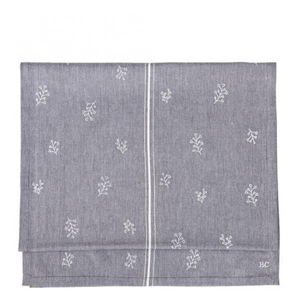 Bastion Collections Läufer Runner 50x160 cm Black Chambray Bastion Collections Läufer Runner 50x160 cm Black Chambray