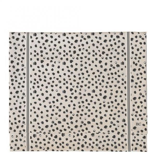 Bastion Collections Läufer Runner 50x160 cm Naturel Chambray/Happy Dots