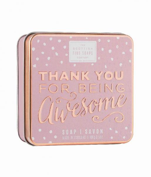 The Scottish Fine Soap Seife – Thank You for Being Awesome Soap in a Tin