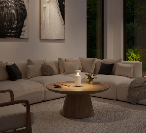 Sompex_Akku_Tischleuchte_Lubao_weiß_Wohnzimmer