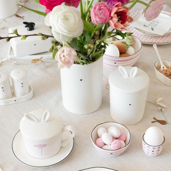 Bastion Collections Bowl Sauce White/Rose print 3er Set Bastion Collections Bowl Sauce White/Rose print 3er Set