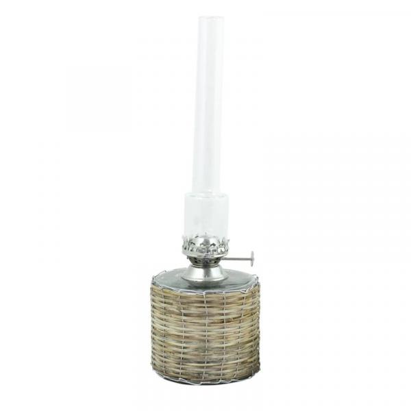 Strömshaga Nordic Living - Kerosinlaterne Wood Nickel Large, schick, Korb Strömshaga Nordic Living - Kerosinlaterne Wood Nickel Large, schick, Korb