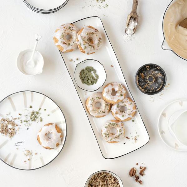 Bastion Collection Dessert Teller Big Stripes sweet love